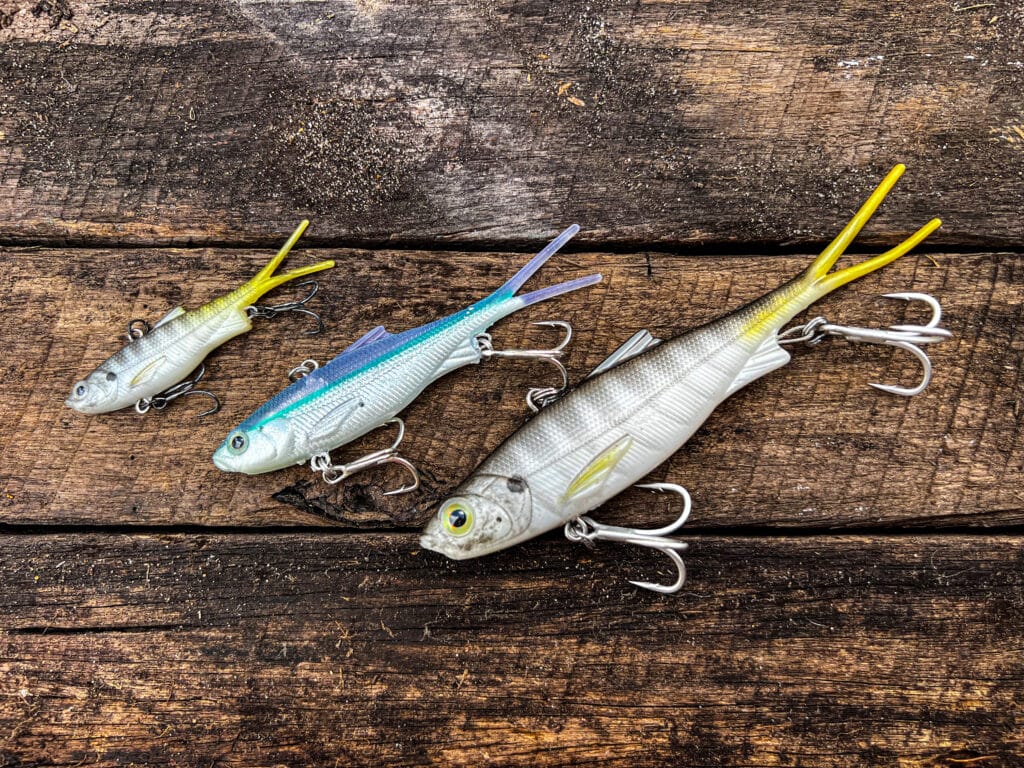 The Samaki Vibelicious range provides various colours to match the hatch on your target species my favourites are the Yakka and Hardy head.